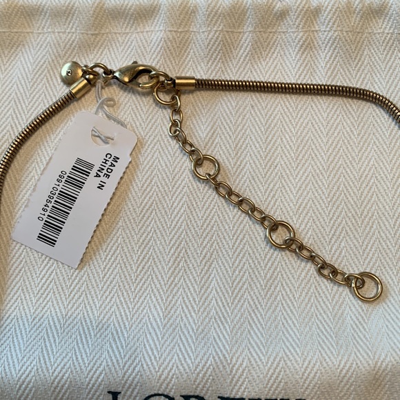NWT - J. Crew Gold and Cream Statement Necklace - Picture 3 of 3